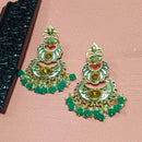 Darshana Jewels Crystal Stone Gold Plated Dangler Earrings