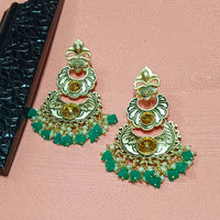 Darshana Jewels Crystal Stone Gold Plated Dangler Earrings