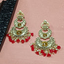 Darshana Jewels Crystal Stone Gold Plated Dangler Earrings