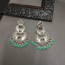 Darshana Jewels Oxidised Plated Crystal Stone Dangler Earrings