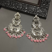 Darshana Jewels Oxidised Plated Crystal Stone Dangler Earrings