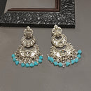 Darshana Jewels Oxidised Plated Crystal Stone Dangler Earrings