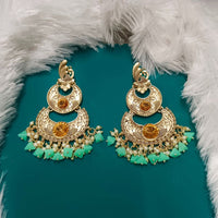 Darshana Jewels Crystal Stone Gold Plated Dangler Earrings