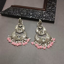 Darshana Jewels Crystal Stone Silver Plated Dangler Earrings