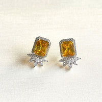 Jewel Treatzz Elegant American Diamond Designer Stud Earrings for Women