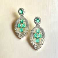 Jewel Treatzz Graceful American Diamond Designer Dangler Earrings for Women