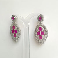 Jewel Treatzz Graceful American Diamond Designer Dangler Earrings for Women