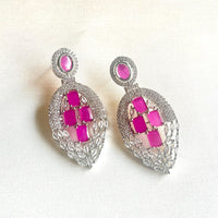 Jewel Treatzz Graceful American Diamond Designer Dangler Earrings for Women