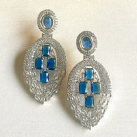 Jewel Treatzz Graceful American Diamond Designer Dangler Earrings for Women