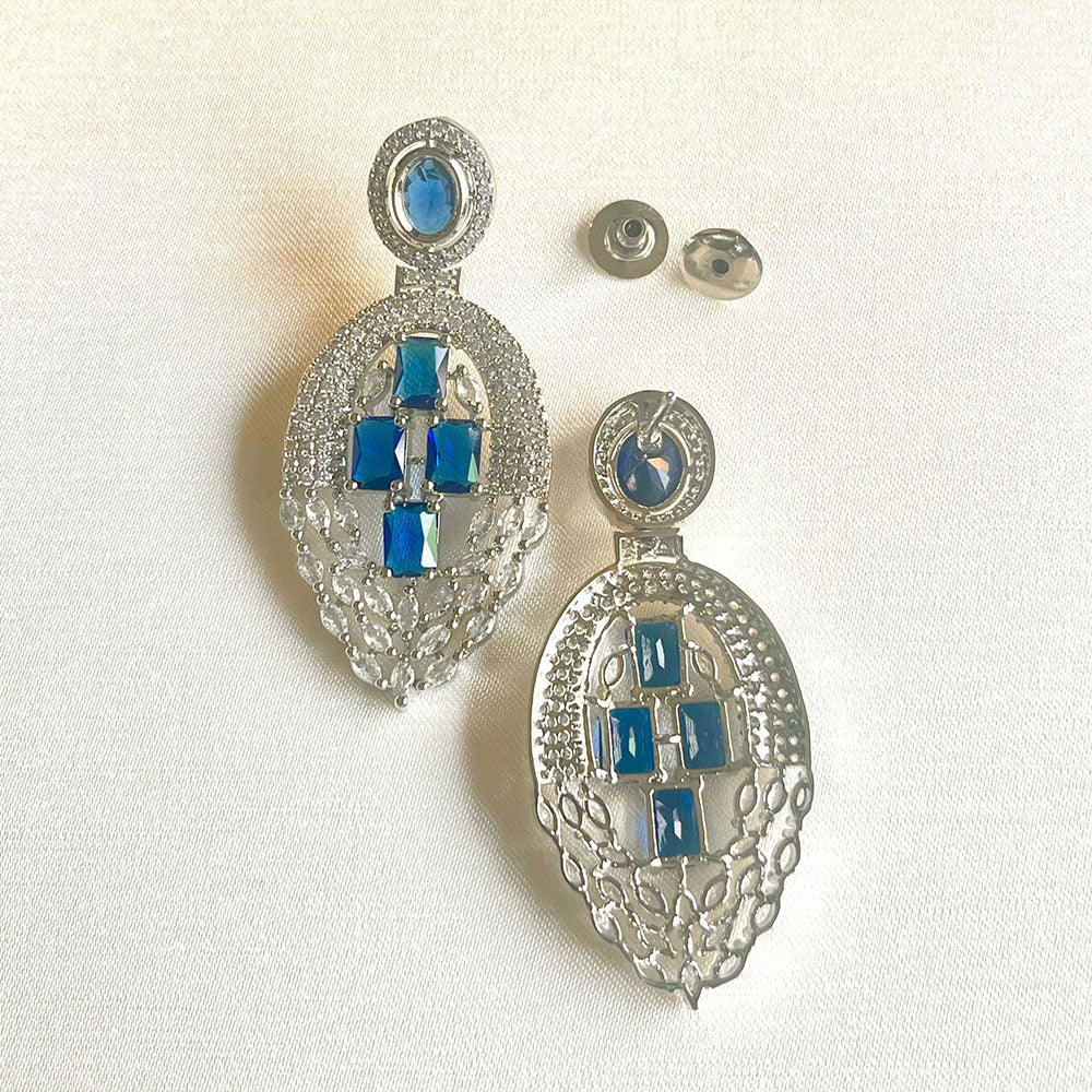 Jewel Treatzz Graceful American Diamond Designer Dangler Earrings for Women