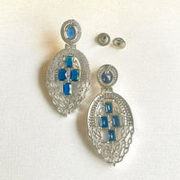 Jewel Treatzz Graceful American Diamond Designer Dangler Earrings for Women