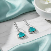 Jewel Treatzz Elegant Triangle Hook American Daimond Dangler Earrings  (Pack of  10)