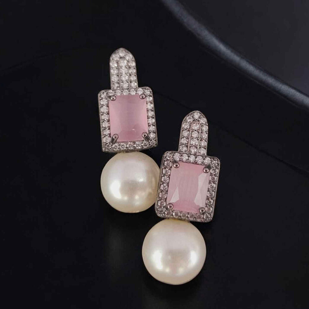 Jewel Treatzz Elegant American Diamond Dangler Earrings (Pack of 5)