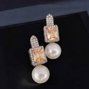Jewel Treatzz Elegant American Diamond Dangler Earrings (Pack of 5)