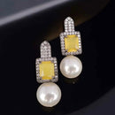 Jewel Treatzz Elegant American Diamond Dangler Earrings (Pack of 5)