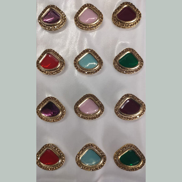 Khushboo Jewellers Gold Plated Crystal Stone And Austrian Rings