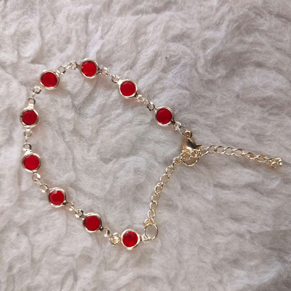 Khushboo Jewellers Luxury Style Crystal Stone Adjustable Bracelet