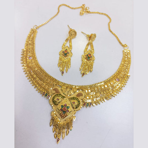 Marudhar's  Forming Gold Necklace Set