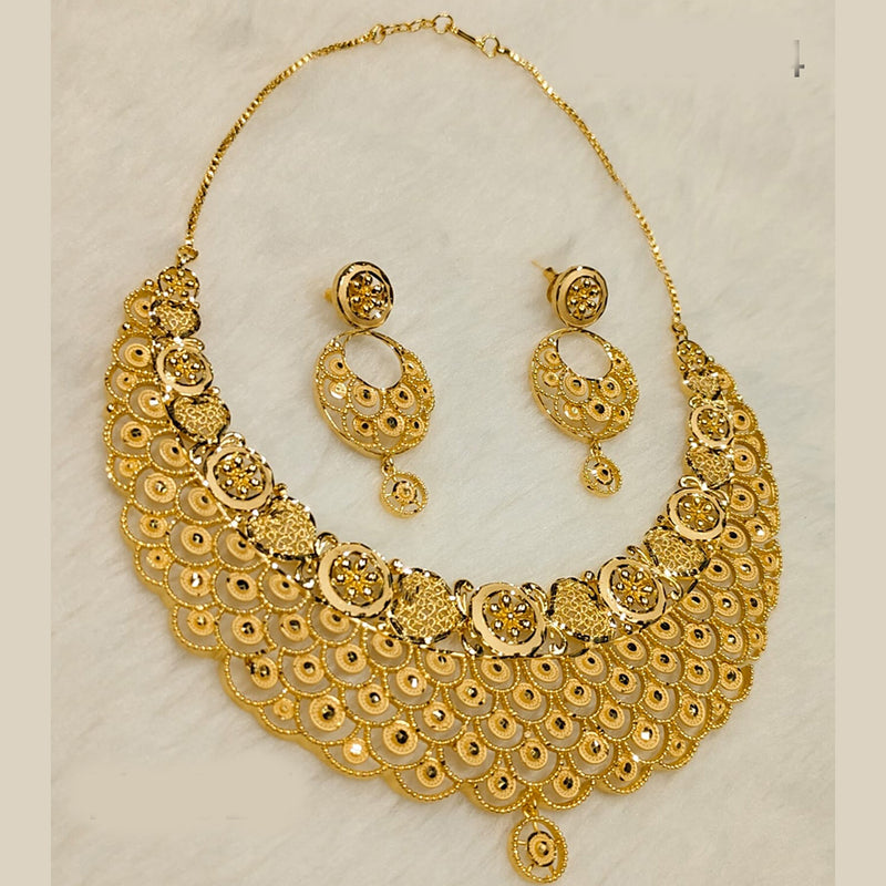 Sunrise Gold  Forming  Necklace Set