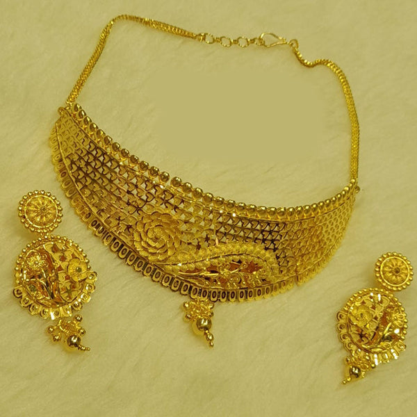 Sunrise Gold  Forming Choker Necklace Set