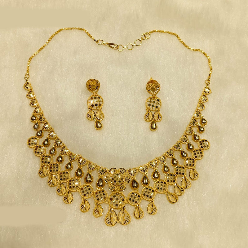 Sunrise Gold Forming Necklace Set