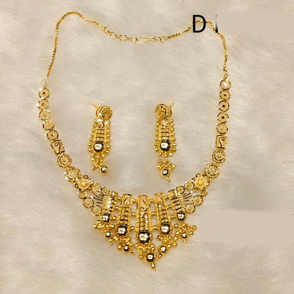 Sunrise Gold Forming Necklace Set