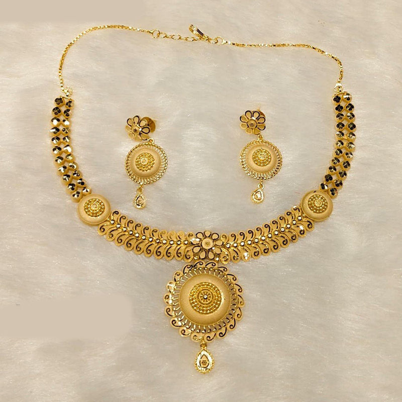 Sunrise Gold Forming Necklace Set