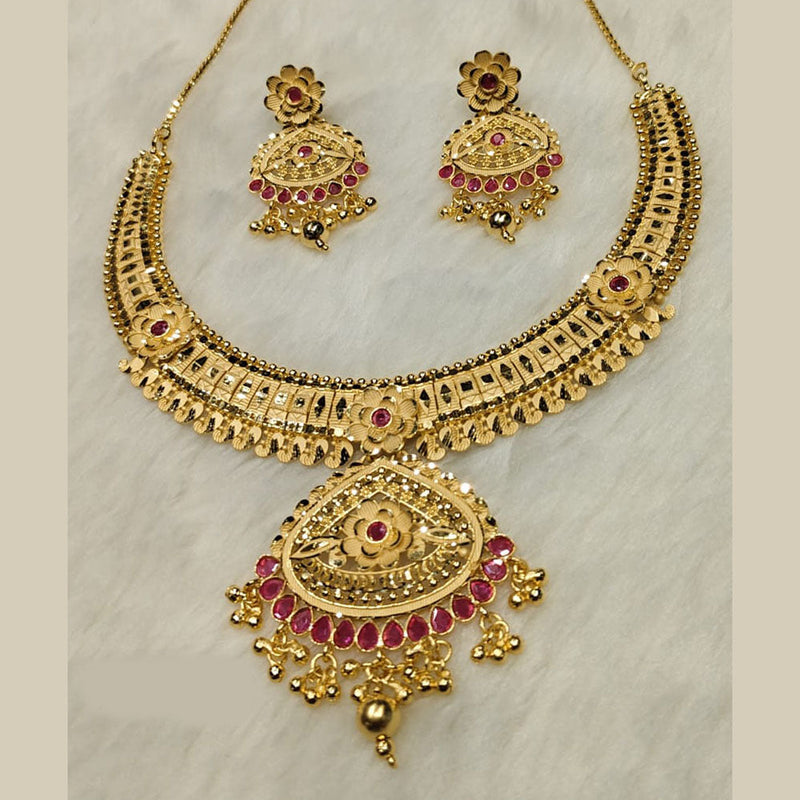 Sunrise Gold Forming Necklace Set