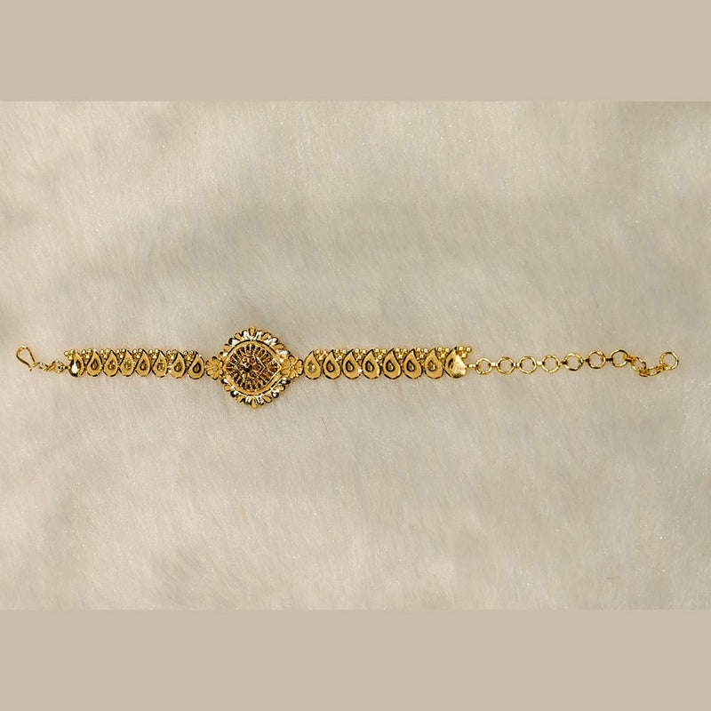 Sunrise Gold Forming Adjustable Bracelet