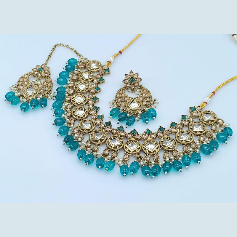 Rani Sati Jewels Crystal Stone Necklace Set