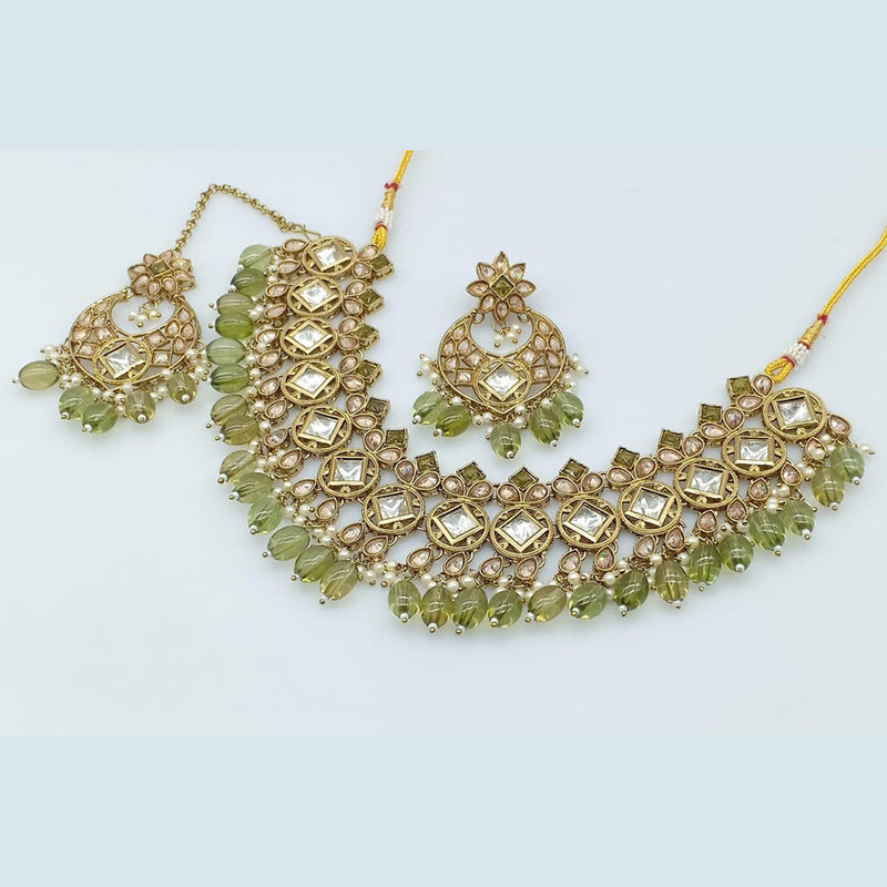 Rani Sati Jewels Crystal Stone Necklace Set