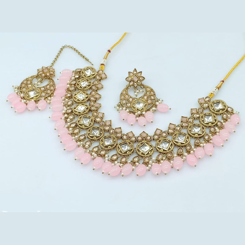 Rani Sati Jewels Crystal Stone Necklace Set