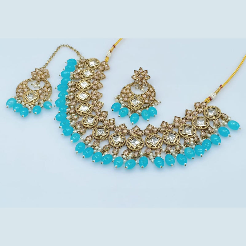 Rani Sati Jewels Crystal Stone Necklace Set