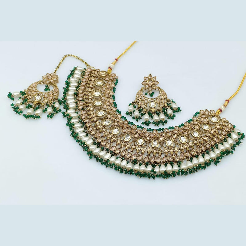 Rani Sati Jewels Crystal Stone Necklace Set