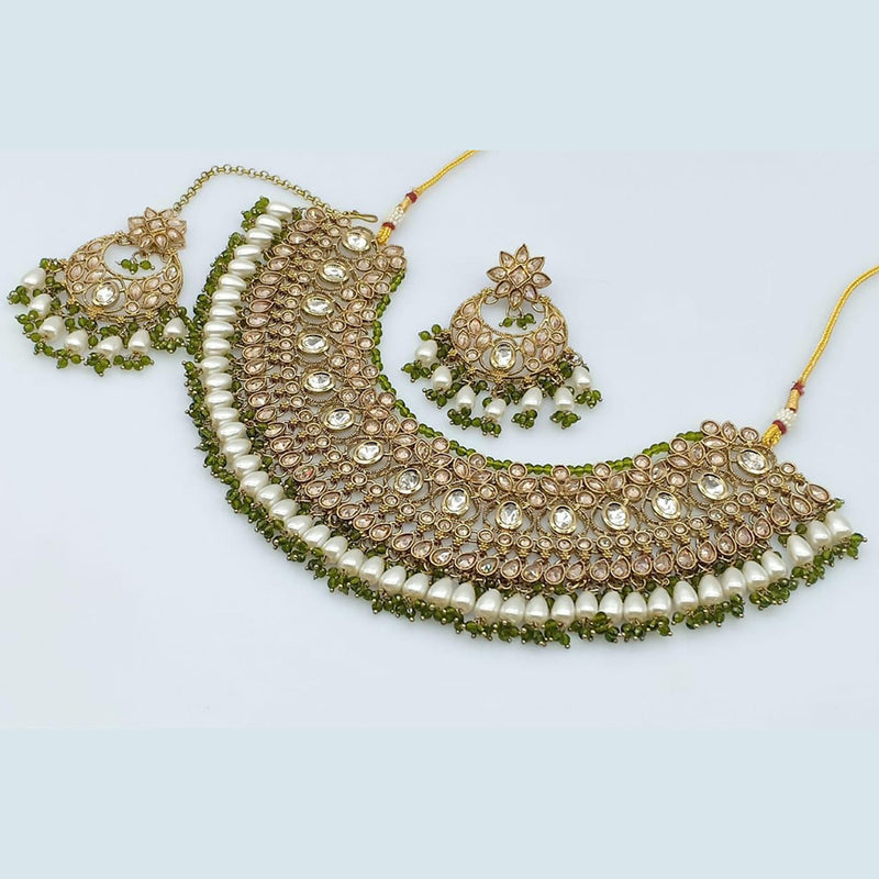 Rani Sati Jewels Crystal Stone Necklace Set