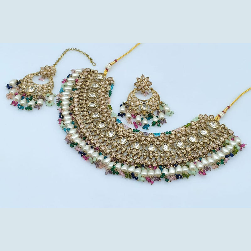 Rani Sati Jewels Crystal Stone Necklace Set