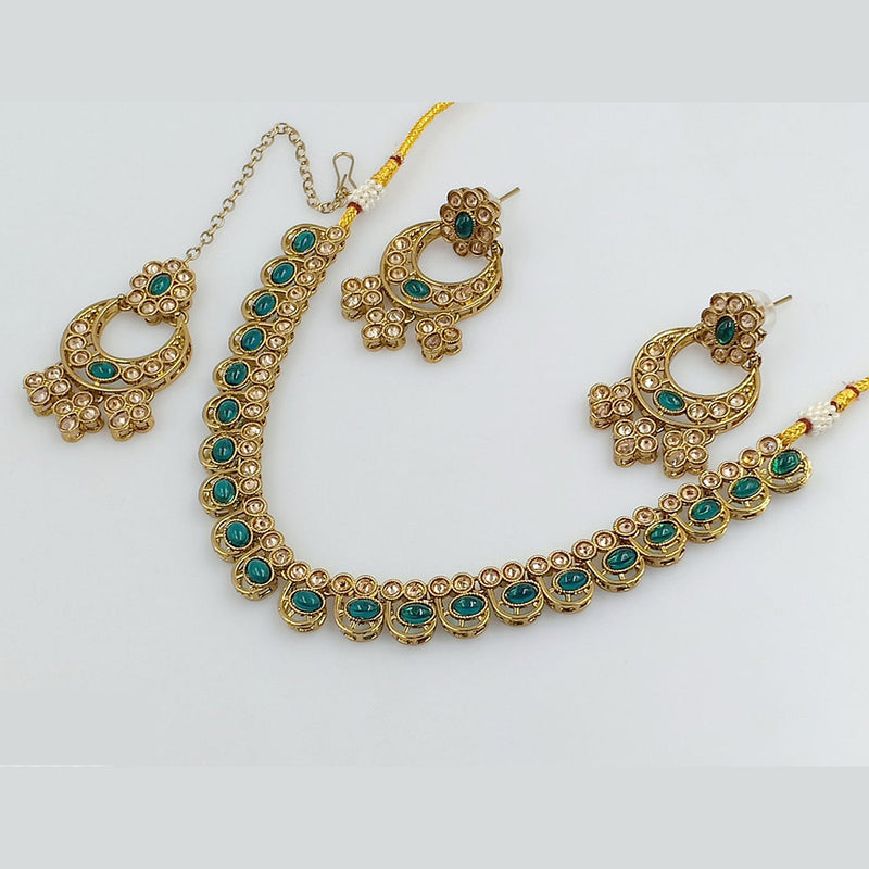 Rani Sati Jewels Gold Plated Necklace Set