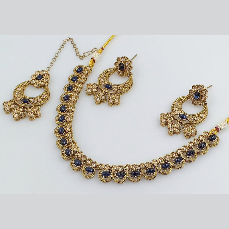 Rani Sati Jewels Gold Plated Necklace Set