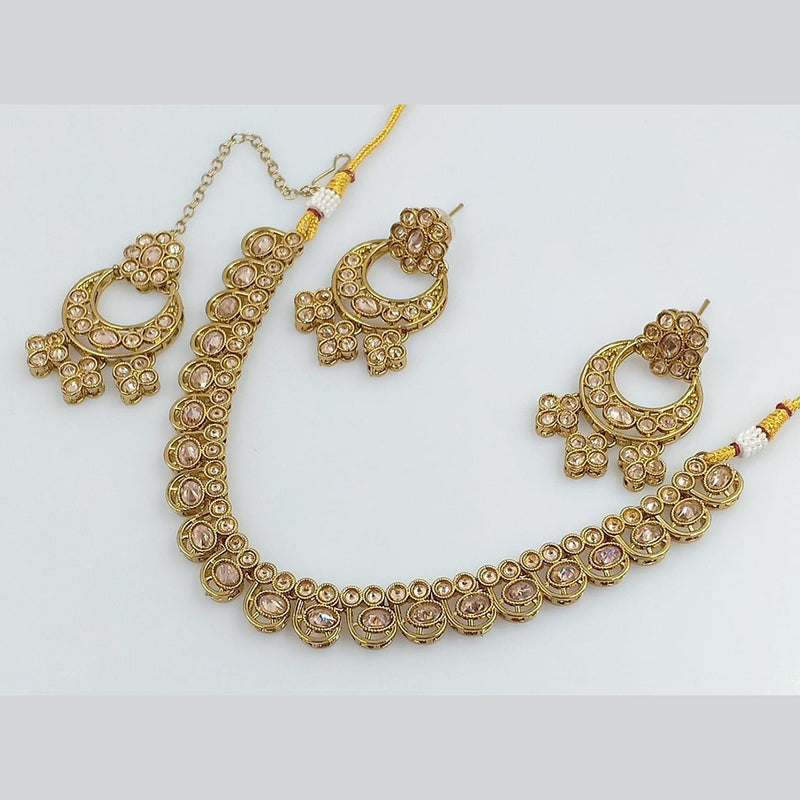 Rani Sati Jewels Gold Plated Necklace Set