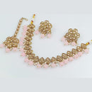Rani Sati Jewels Gold Plated Crystal Stone Necklace Set