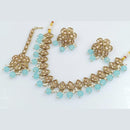 Rani Sati Jewels Gold Plated Crystal Stone Necklace Set