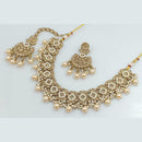 Rani Sati Jewels Gold Plated Reverse AD Necklace Set