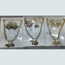 Rani Sati Jewels Gold Plated Pearl And Kundan Necklace Set