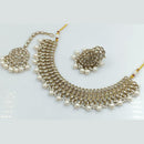 Rani Sati Jewels Gold Plated Reverse AD Necklace Set