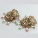 Rani Sati Jewels Gold Plated Crystal Stone Jhumki Earrings