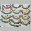 Rani Sati Jewels Gold Plated Crystal Stone And Beads Necklace Set