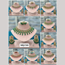 Rani Sati Jewels Gold Plated Crystal Stone And Beads Necklace Set