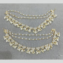 Rani Sati Jewels Traditional Gold Plated Kundan & Pearl Kanchain