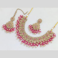 Rani Sati Jewels Heritage Crystal Stone Beads And Pearl Necklace Set