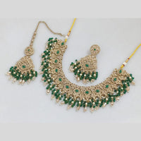 Rani Sati Jewels Heritage Crystal Stone Beads And Pearl Necklace Set